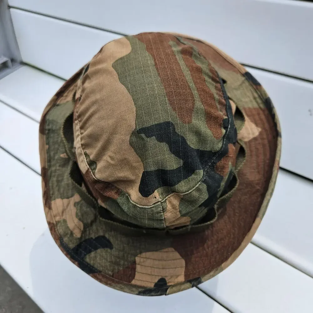 US Military Hat Sun Woodland Camouflage Pattern Type III Boonie Ripstop Camo 7